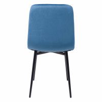 Стул Алвест AV 406-N синий бархат H-58/черный купить в Минске Стул Алвест AV 406-N синий бархат H-58/черный купить в Минске